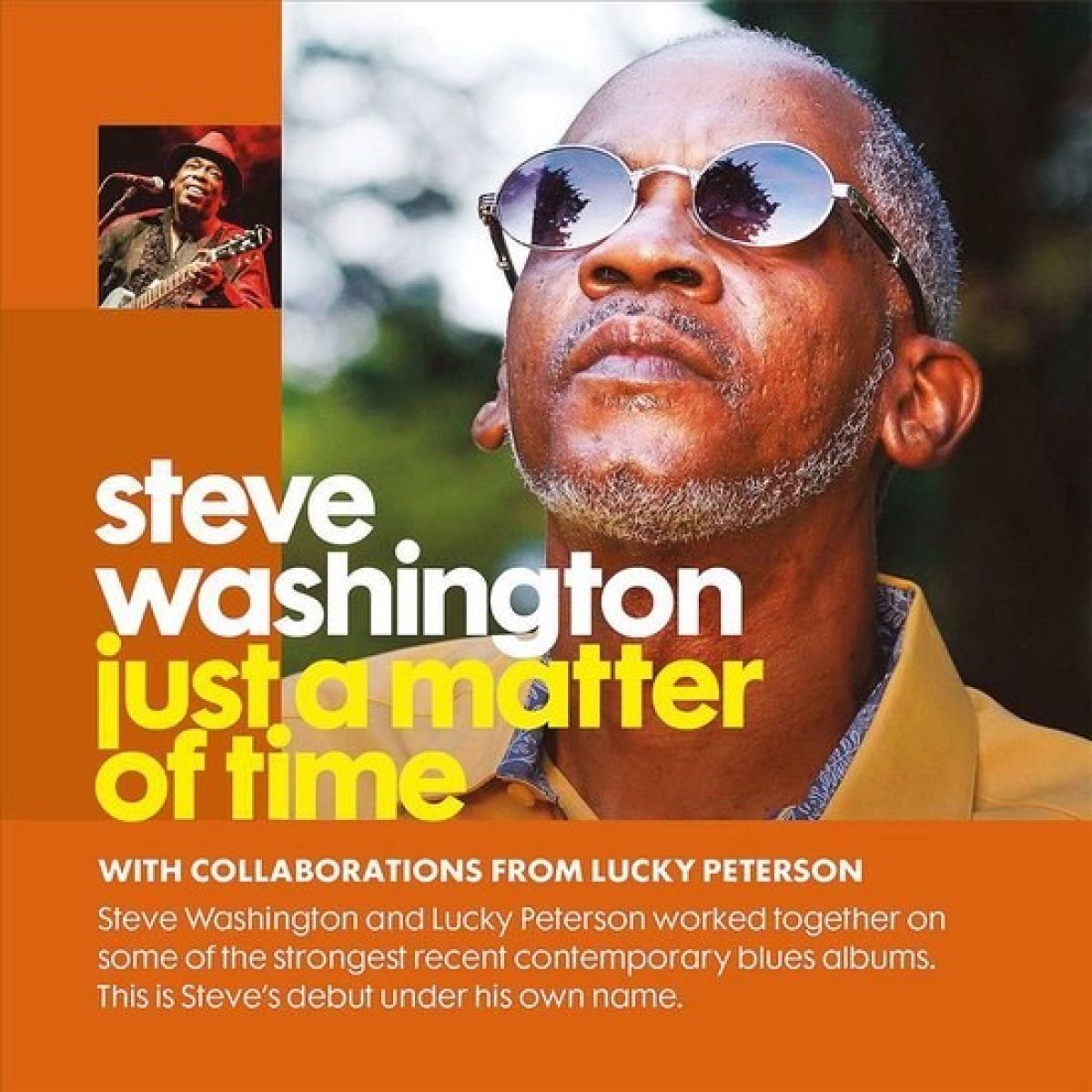 Afbeelding van Steve Washington with Lucky Peterson - Just A Matter Of Time