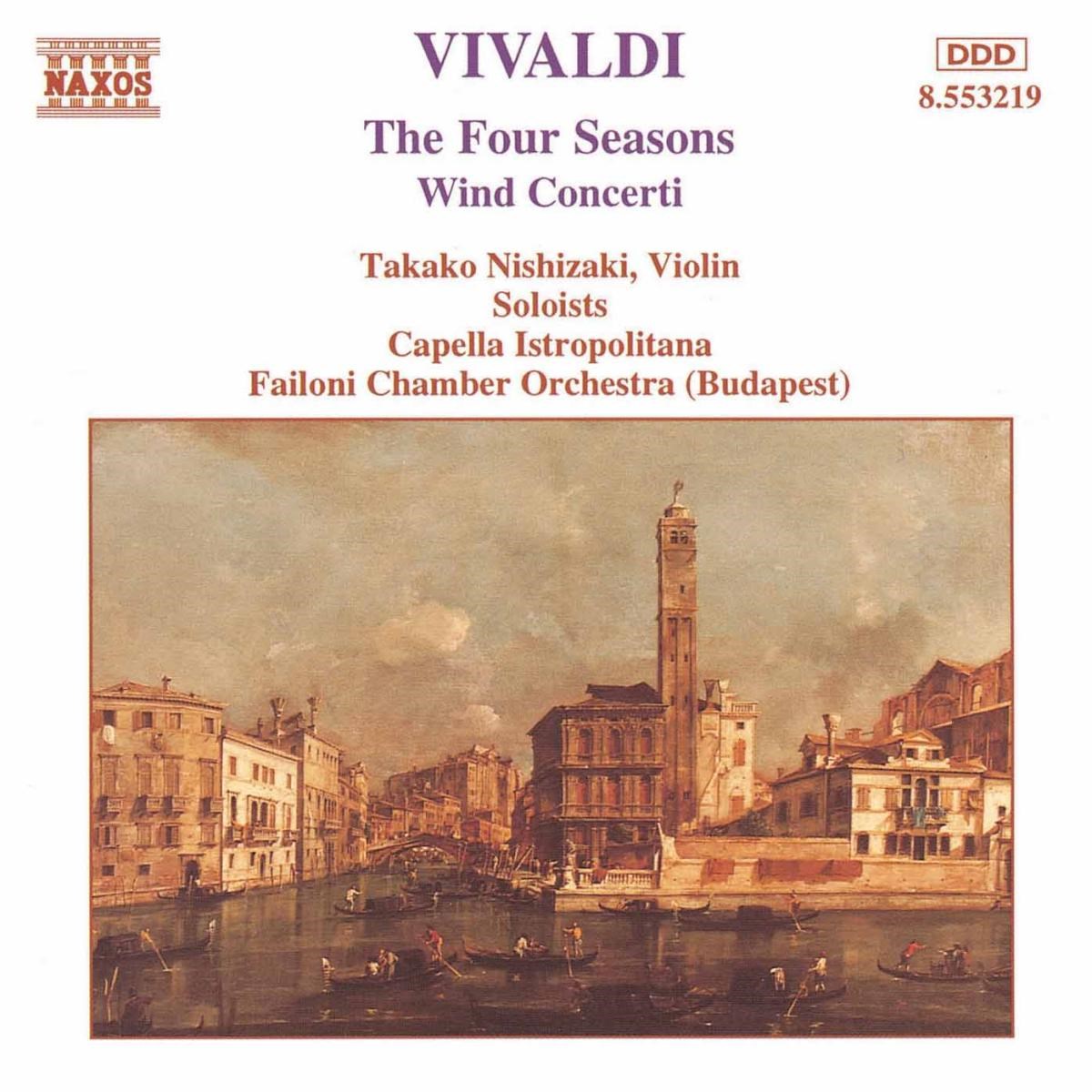 Afbeelding van Takako Nishizaki, Capella Istropolitana, Stephen Gunzenhauser - Vivaldi: The Four Seasons & Wind Concerti