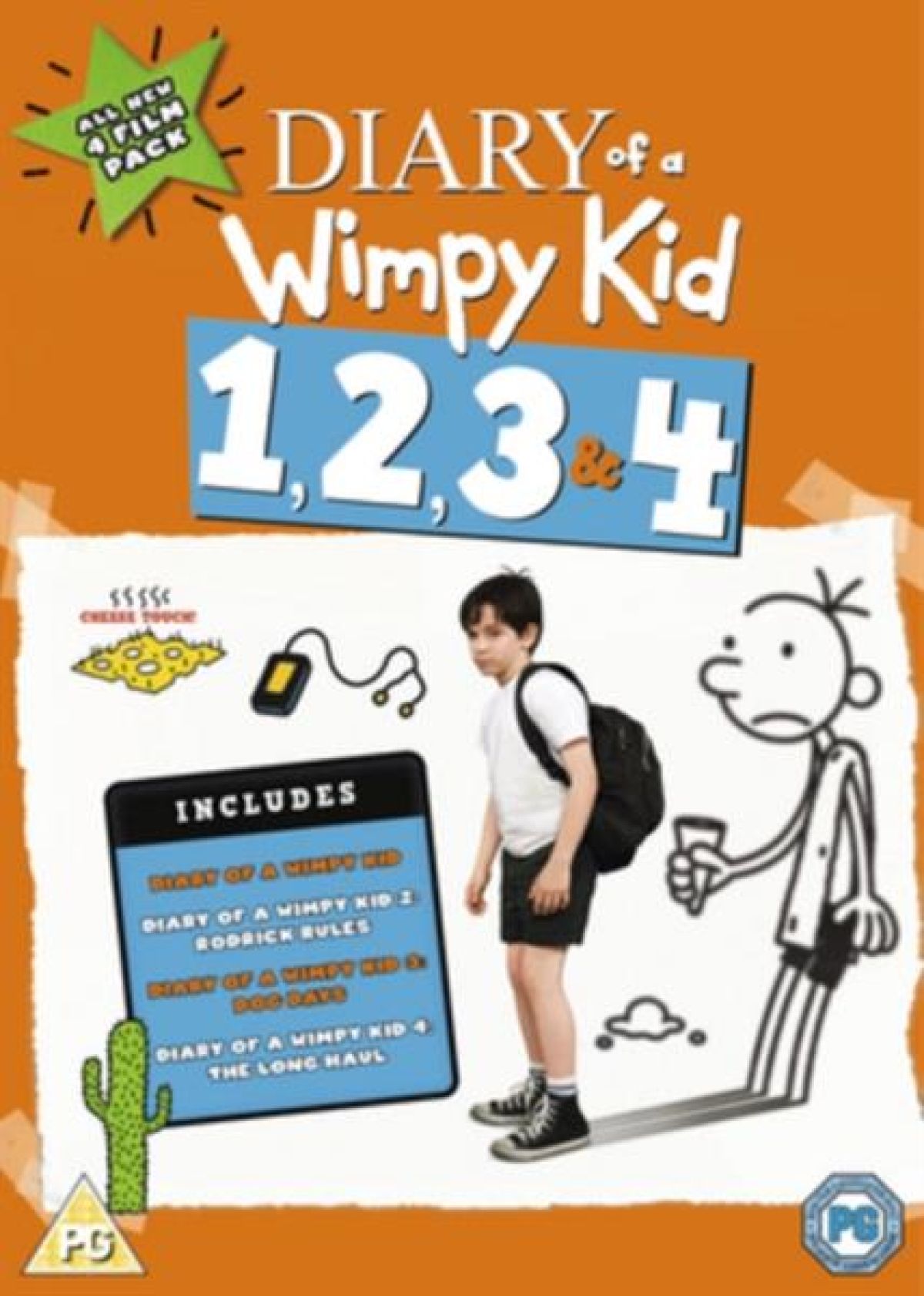 Afbeelding van Diary Of A Wimpy Kid 1-4