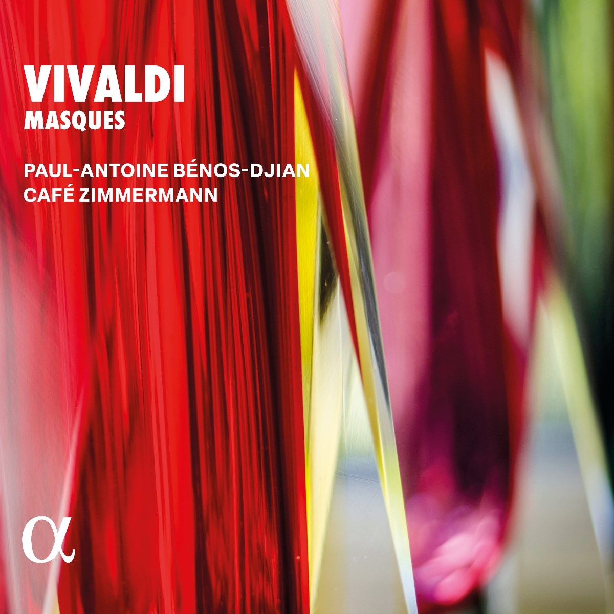 Afbeelding van Paul-Antoine Benos-Djian, Cafe Zimmermann, Pablo Valetti - Vivaldi: Masques