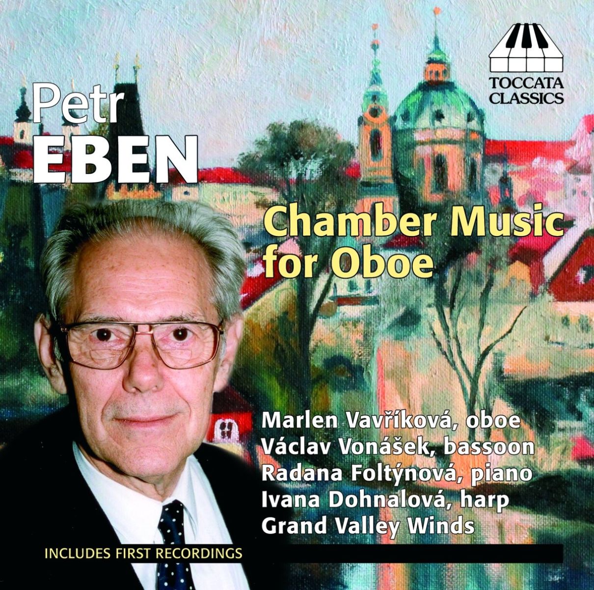 Afbeelding van Ivana Dohnalová, Grand Valley State University Symphonic Wind Ensemble - Eben: Complete Chamber Music For Oboe