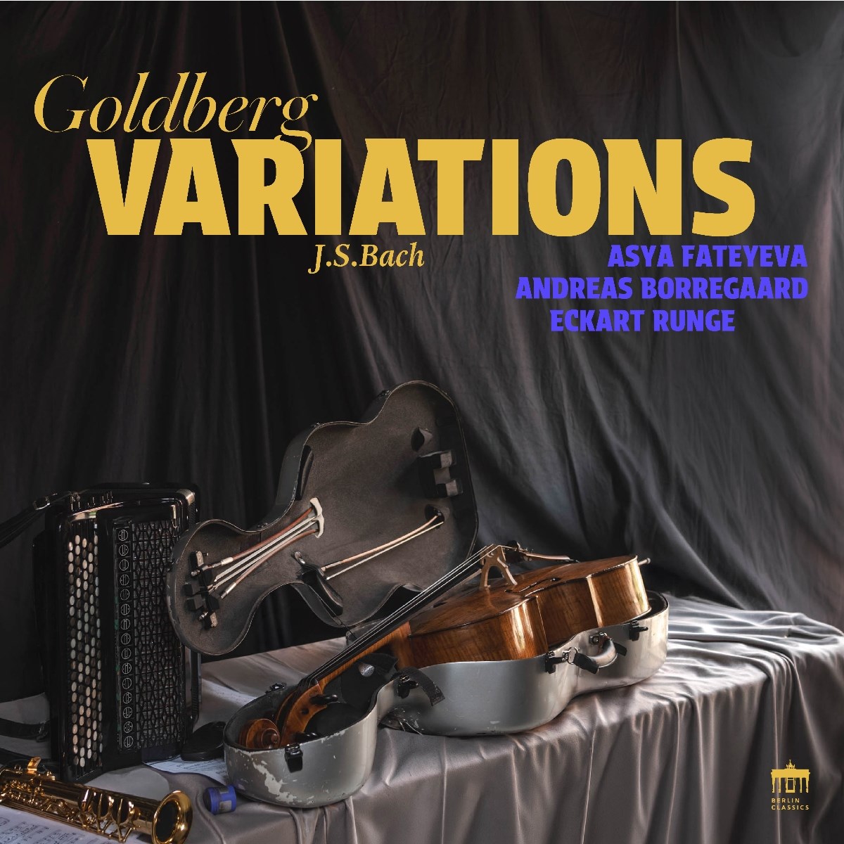 Afbeelding van Asya Fateyeva & Eckart Runge & Andreas Borregaard - J. S. Bach: Goldberg Variations