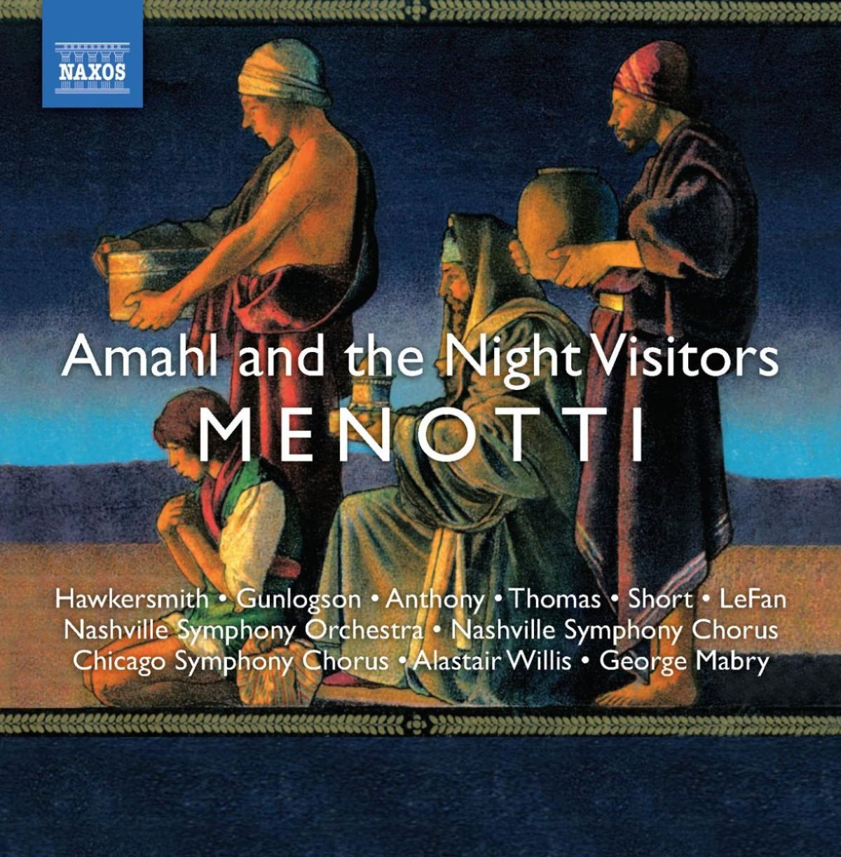 Afbeelding van Nashville Symphony Orchestra, Nashville Symphony Chorus, Chicago Symphony Chorus - Menotti: Amahl & The Night Visitors