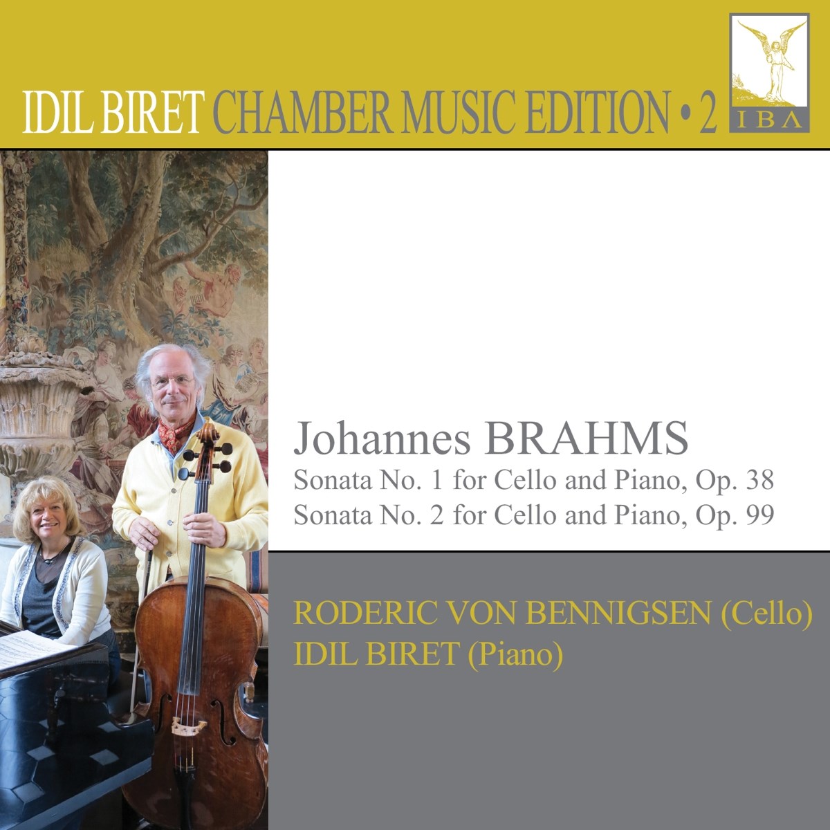 Afbeelding van Idil Biret, Roderick Von Bennigsen - Brahms: Sonata No.1 In E Minor For Cello And Piano, Op. 38 | Sonata No. 2 In F Major For Cello And Piano, Op. 99