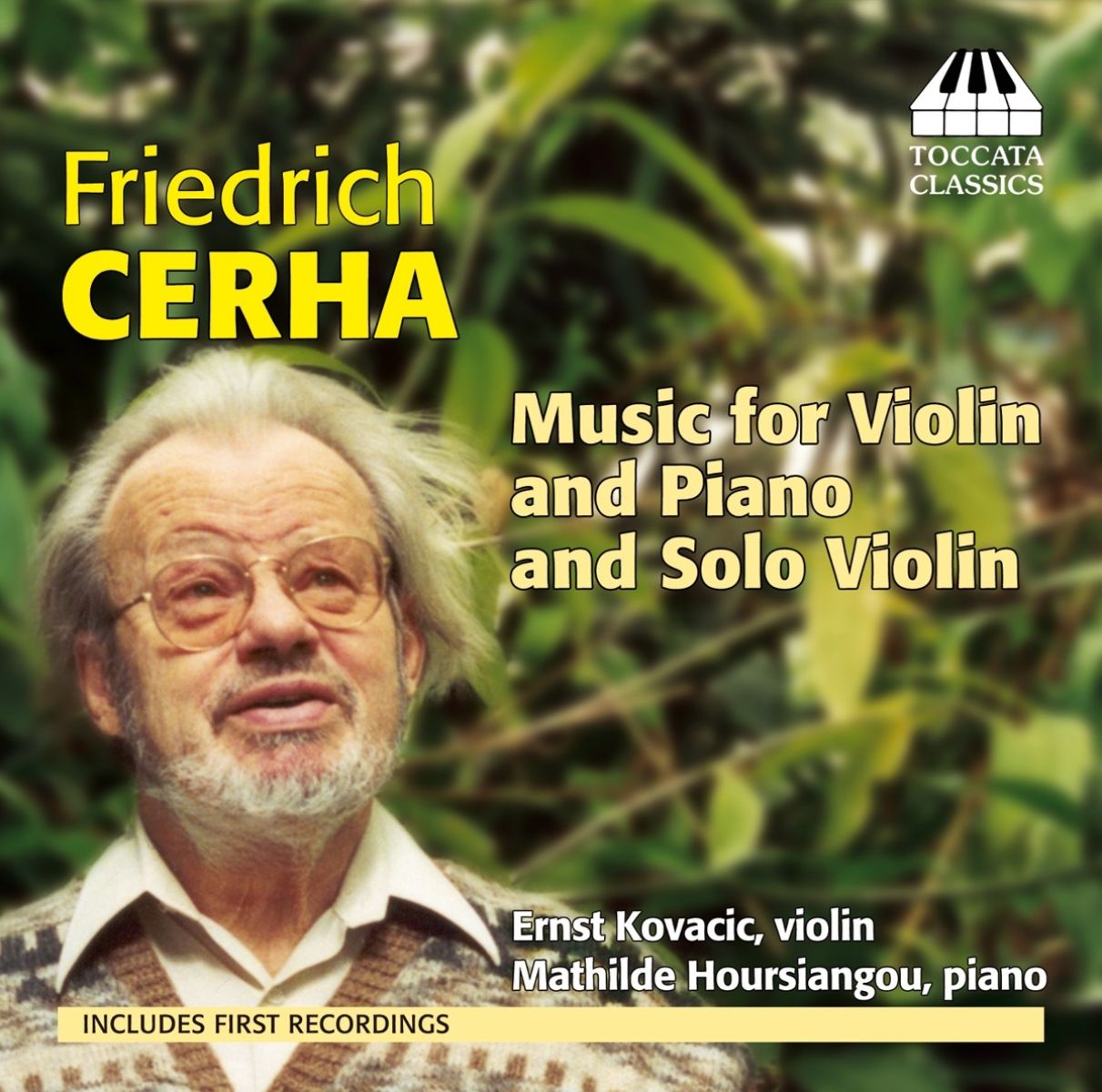 Afbeelding van Ernst Kovacic & Mathilde Hoursiang - Friedrich Cerha: Music For violin and Piano solo violin