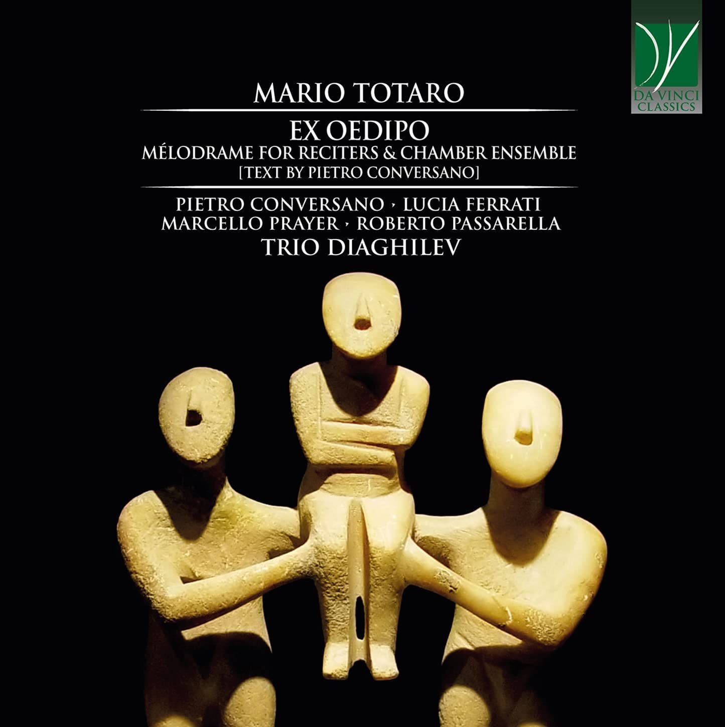 Afbeelding van Trio Diaghilev - Totaro: Ex Oedipo (Mélodrame For Reciters & Chamber Ensemble)