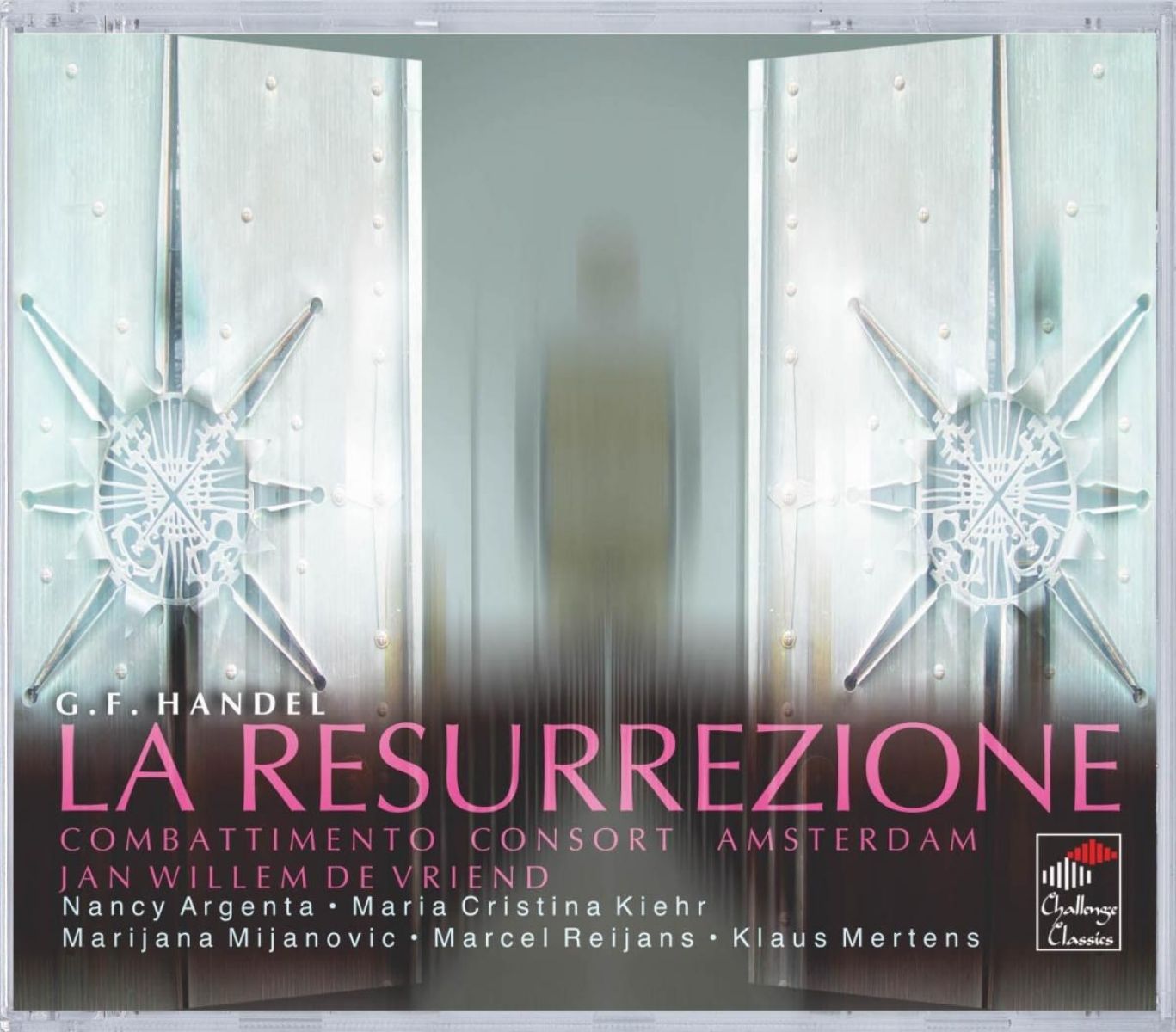 Afbeelding van Combattimento Consort Amsterdam, Jan Willem de Vriend, Nancy Argenta, Maria Cristina Kiehr, Marijana Mijanovic, Marcel Reijans, Klaus Mertens - Handel: La Resurrezione (Live Recording)