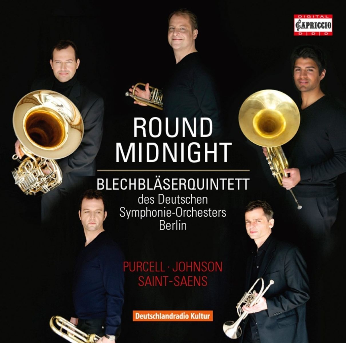 Afbeelding van Blechbläserquintett Des Deutschen Symphonie-Orchesters Berlin - Round Midnight