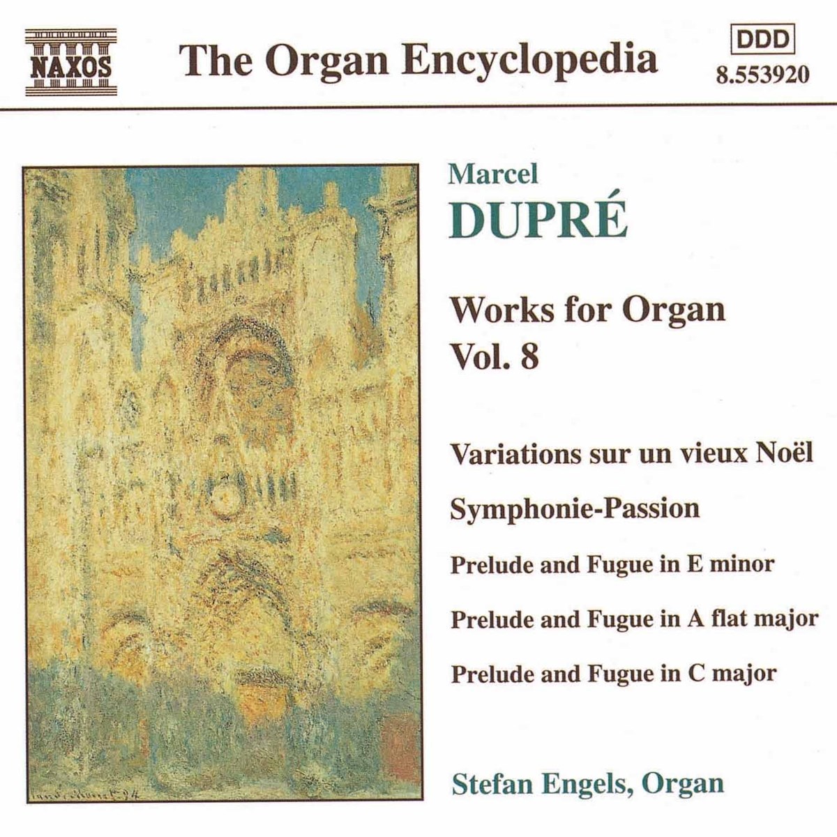 Afbeelding van Stefan Engels - Dupré: Works For Organ 8