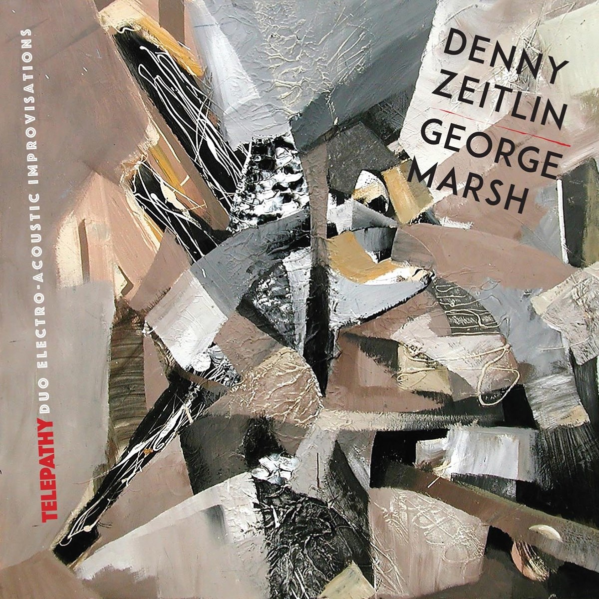Afbeelding van Denny Zeitlin & George Marsh - Telepathy - Duo Electro-Acoustic Improvisations