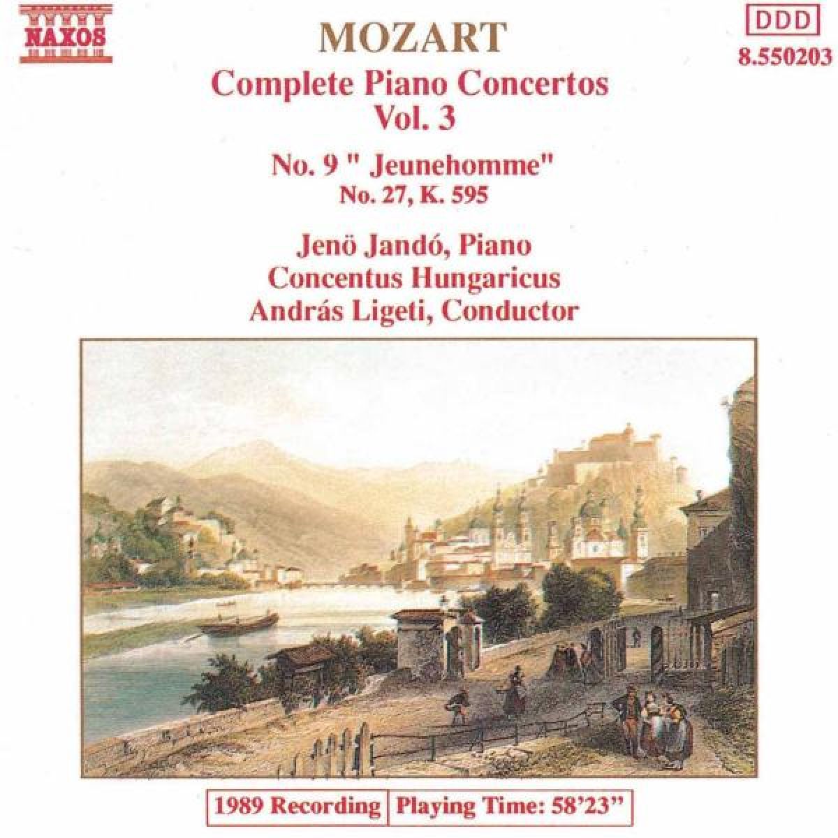 Jeno Jandó - Mozart: Piano Concertos 3