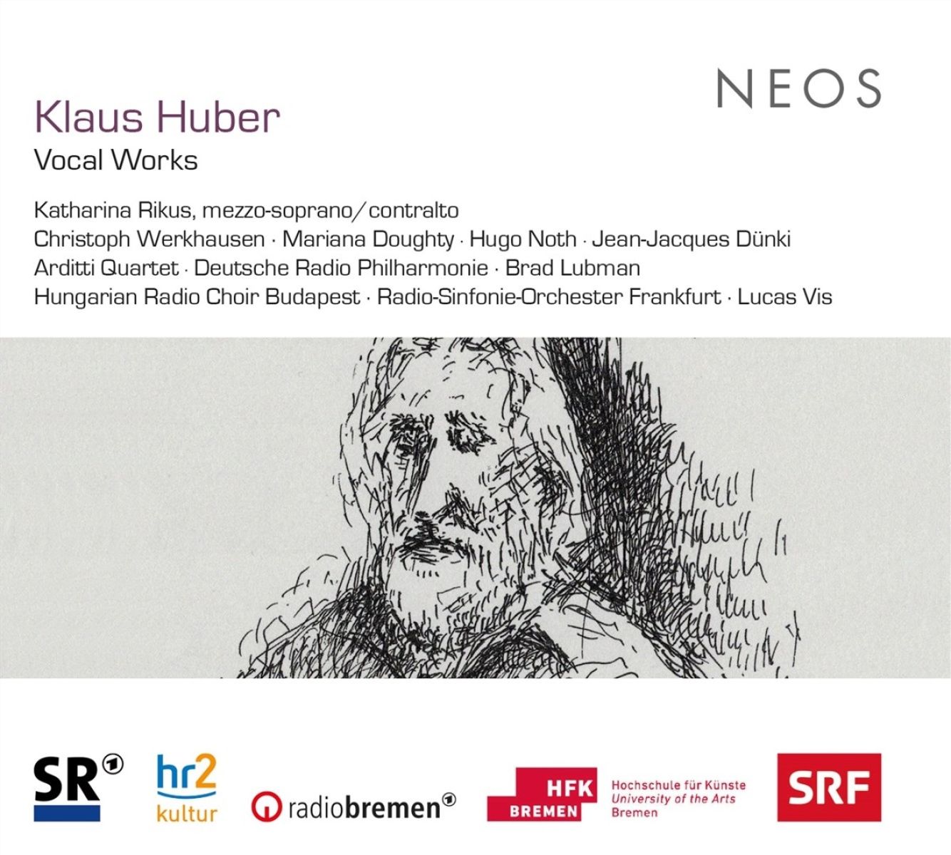 Afbeelding van Frankfurt Radio Symphony, Brad Lubma - Klaus Huber: Vocal Works