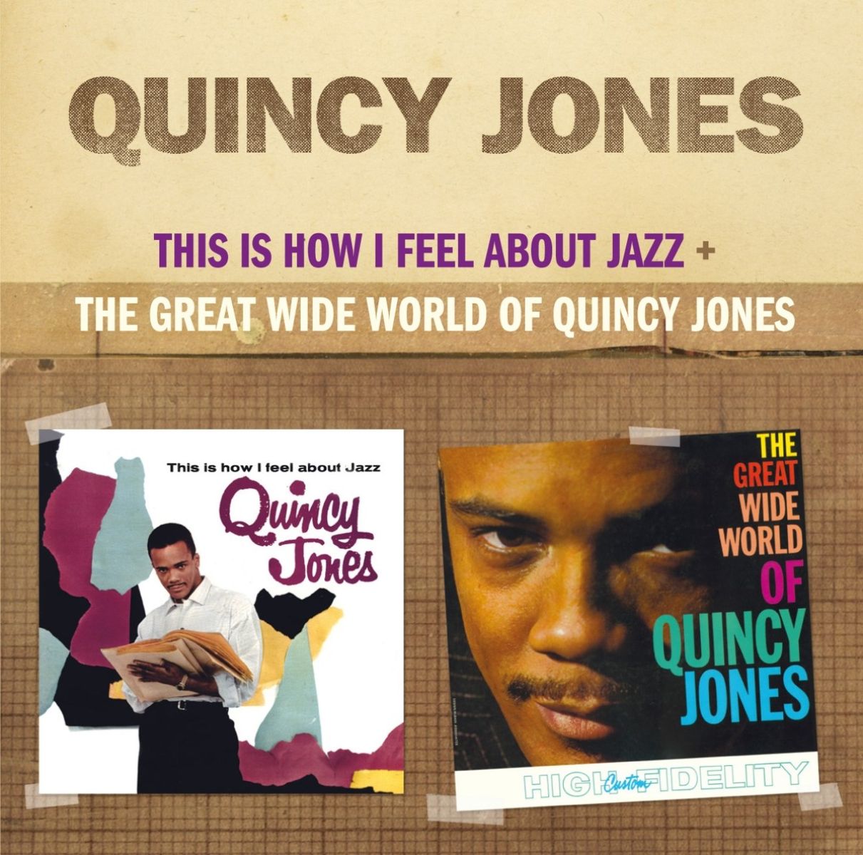 Afbeelding van Quincy Jones - This Is How I Feel About Jazz + The Great Wide World Of Quincy Jones