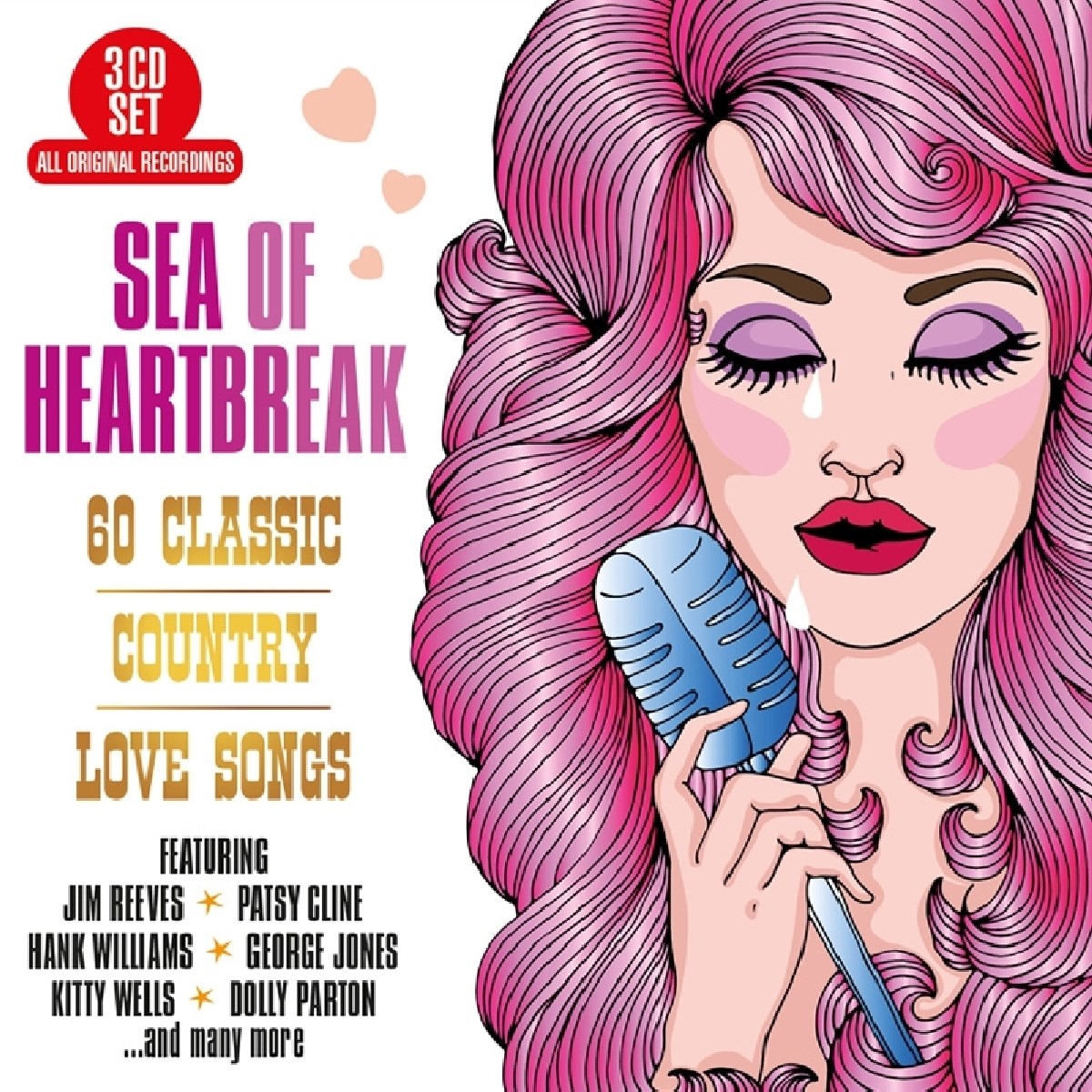 Various Artists - Sea Of Heartbreak - 60 Classic Country Love Songs