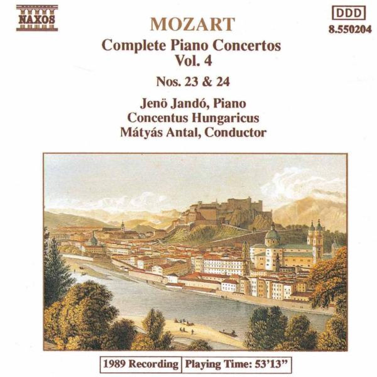 Afbeelding van Jeno Jandó - Mozart: Piano Concertos 4