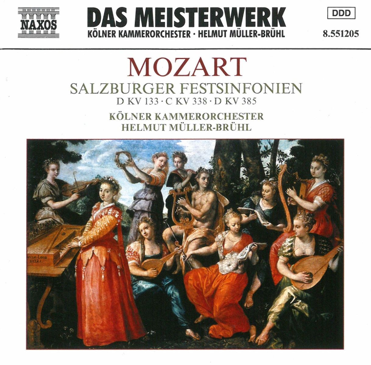 Afbeelding van Kölner Kammerorchester, Helmut Müller-Brühl - Mozart:Salzburger Festsinfonie