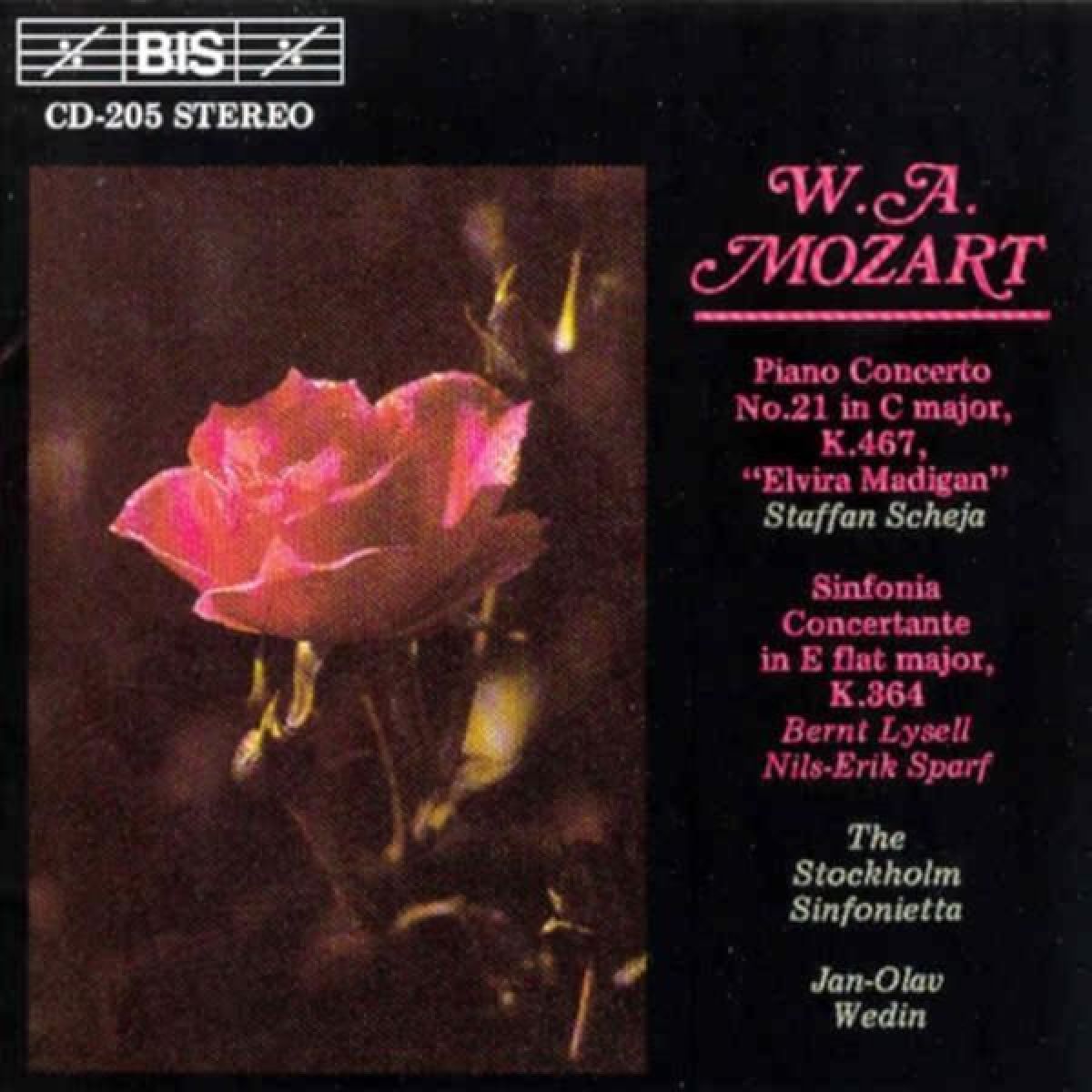 Afbeelding van Bernt Lysell, Staffan Scheja, Stockholm Sinfonietta, Jan-Olav Wedin - Mozart: Piano Concerto 21