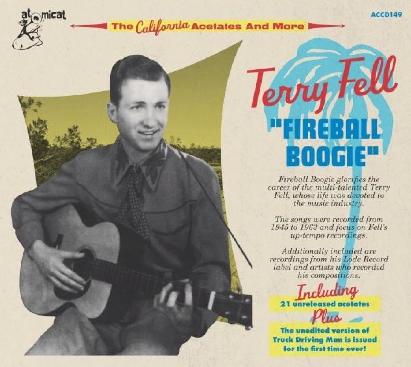 Afbeelding van Terry Fell - Fireball Boogie: The California Acetates And More