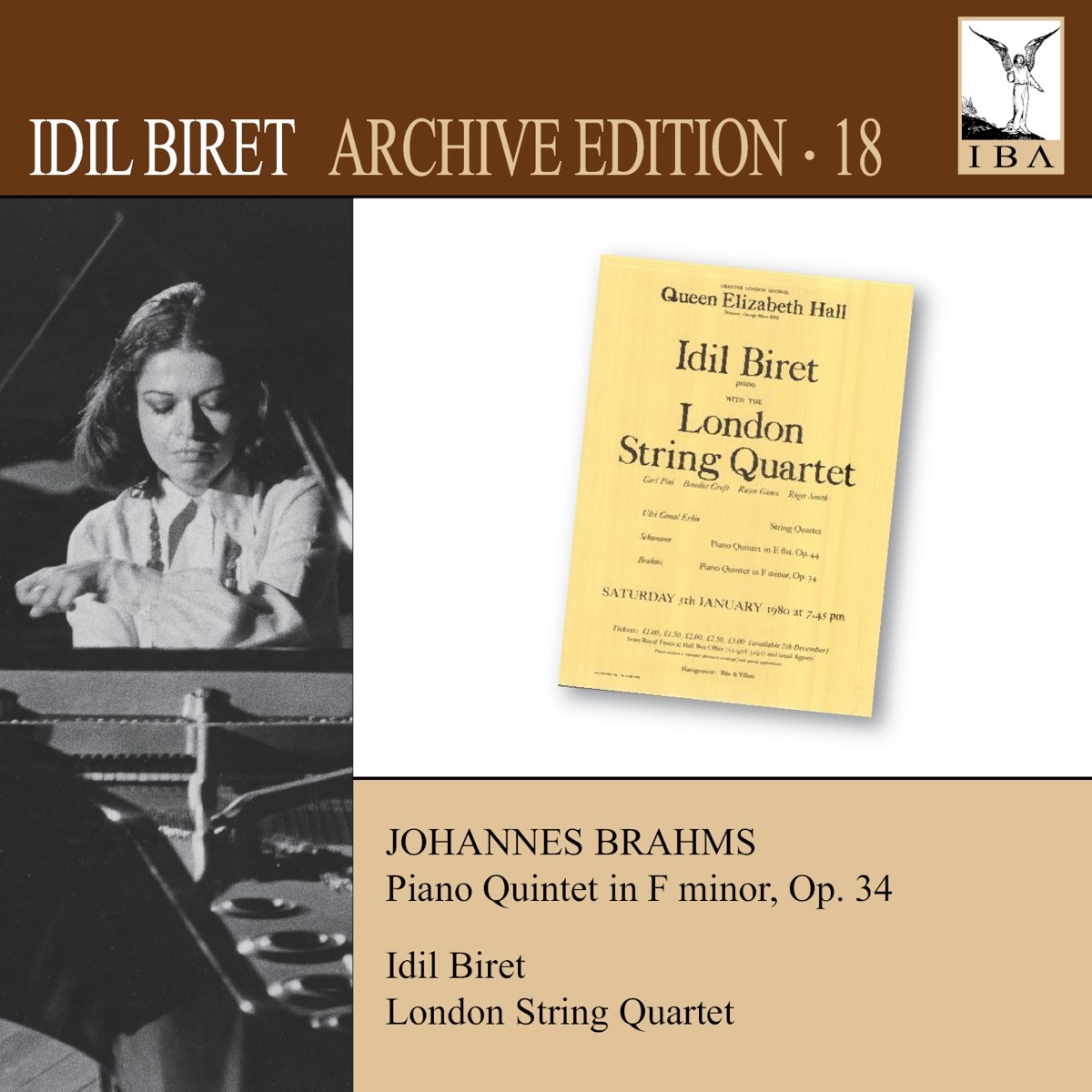 Idil Biret & London String Quartet - Brahms: Piano Quintet In F Minor, Op. 34