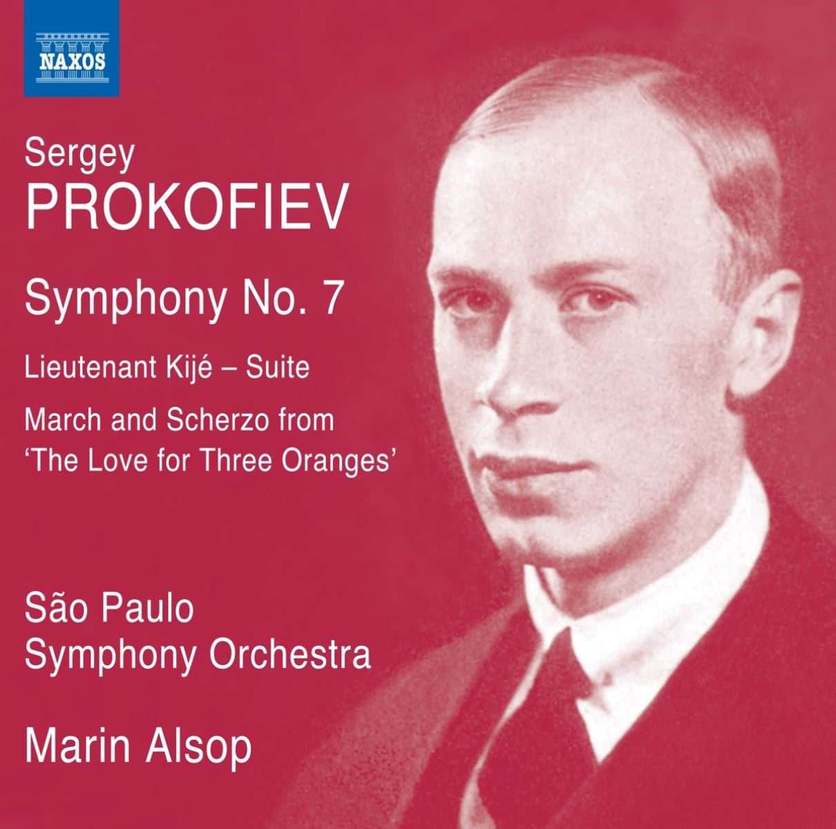 Afbeelding van São Paulo Symphony Orchestra, Marin Alsop - Prokofiev: Symphony No. 7 | Lieutenant Kijé - Suite | March And Scherzo From "The Love For Three Oranges"