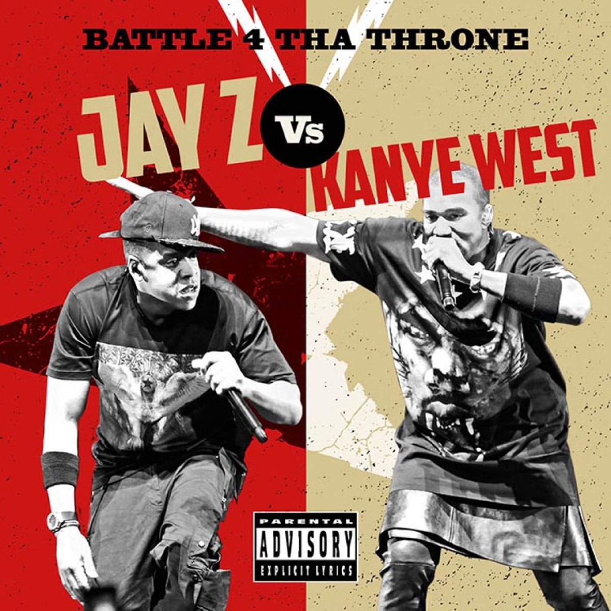 Afbeelding van Jay-Z vs Kanye West - Battle 4 Tha Throne