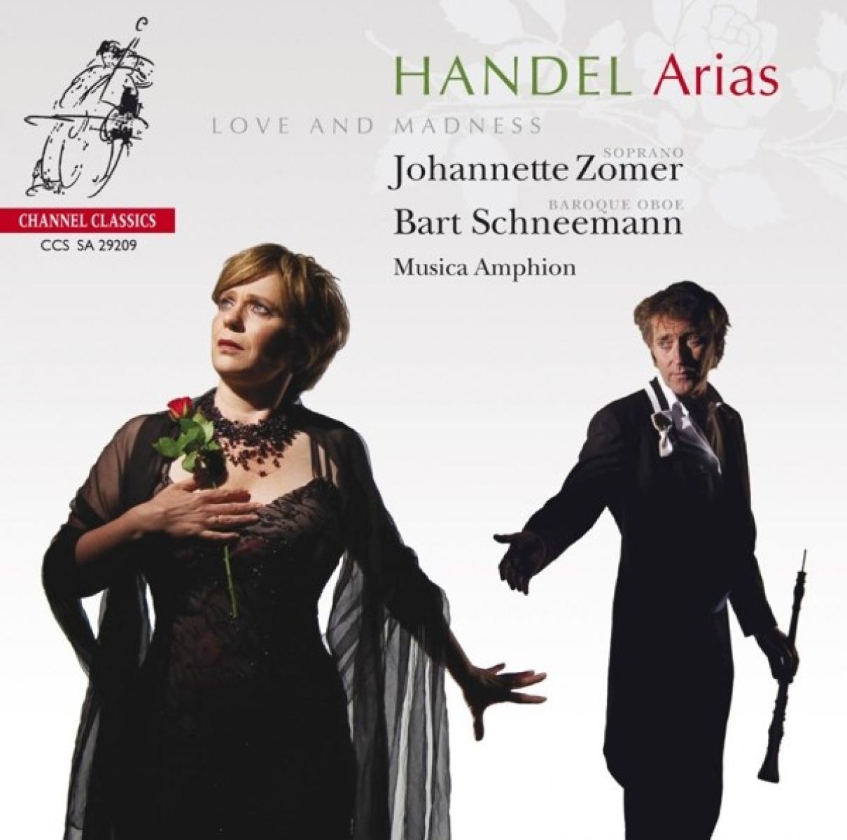 Afbeelding van Johannette Zomer, Bart Schneemann, Musica Amphion - Love And Madness