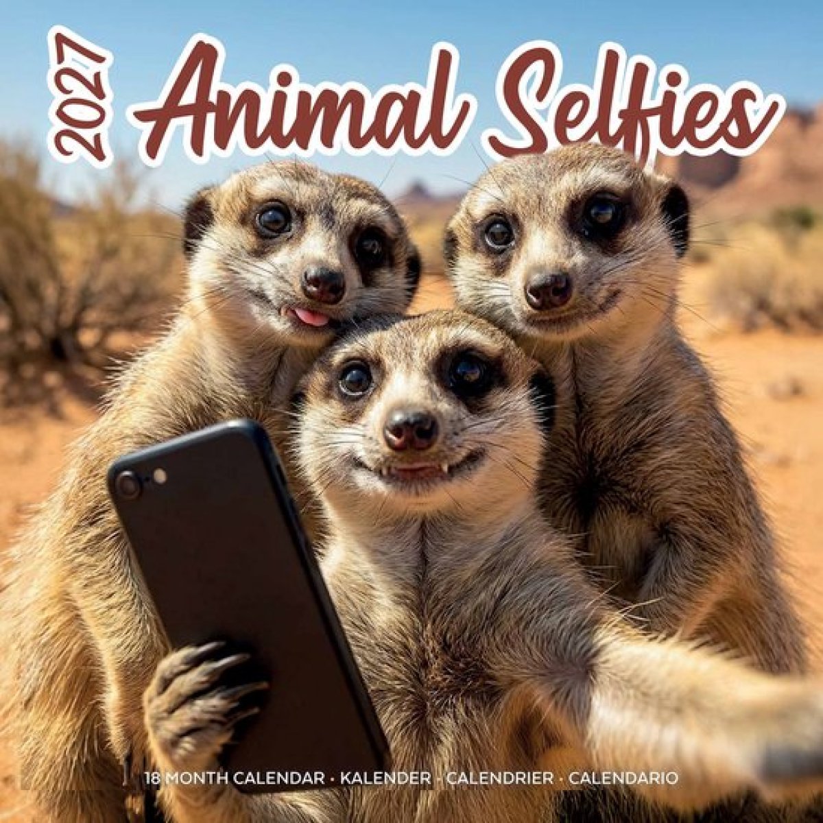 Afbeelding van Kalender 2027 - Animal Selfies