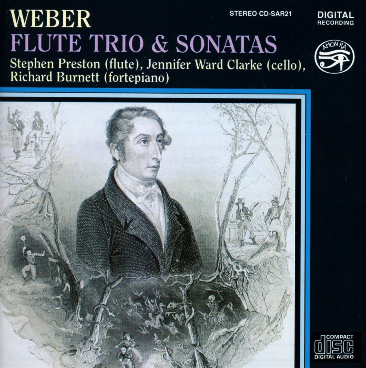 Stephen Preston, Jennifer Ward Clarke, Richard Burnett - Weber: Flute Trio And Sonatas