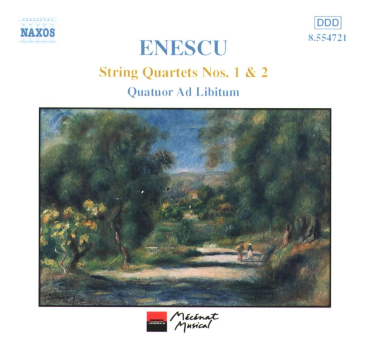 Afbeelding van Quatuor Ad Libitum - Enescu: String Quartets