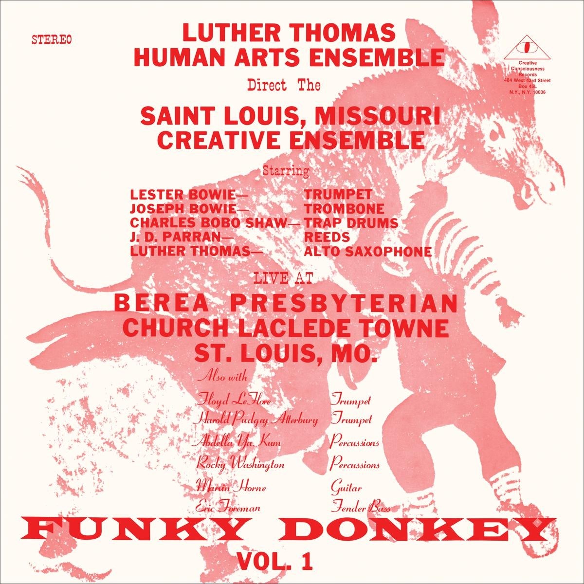 Afbeelding van Luther Thomas (Human Arts Ensemble) - Funky Donkey Volume 1 (1973)