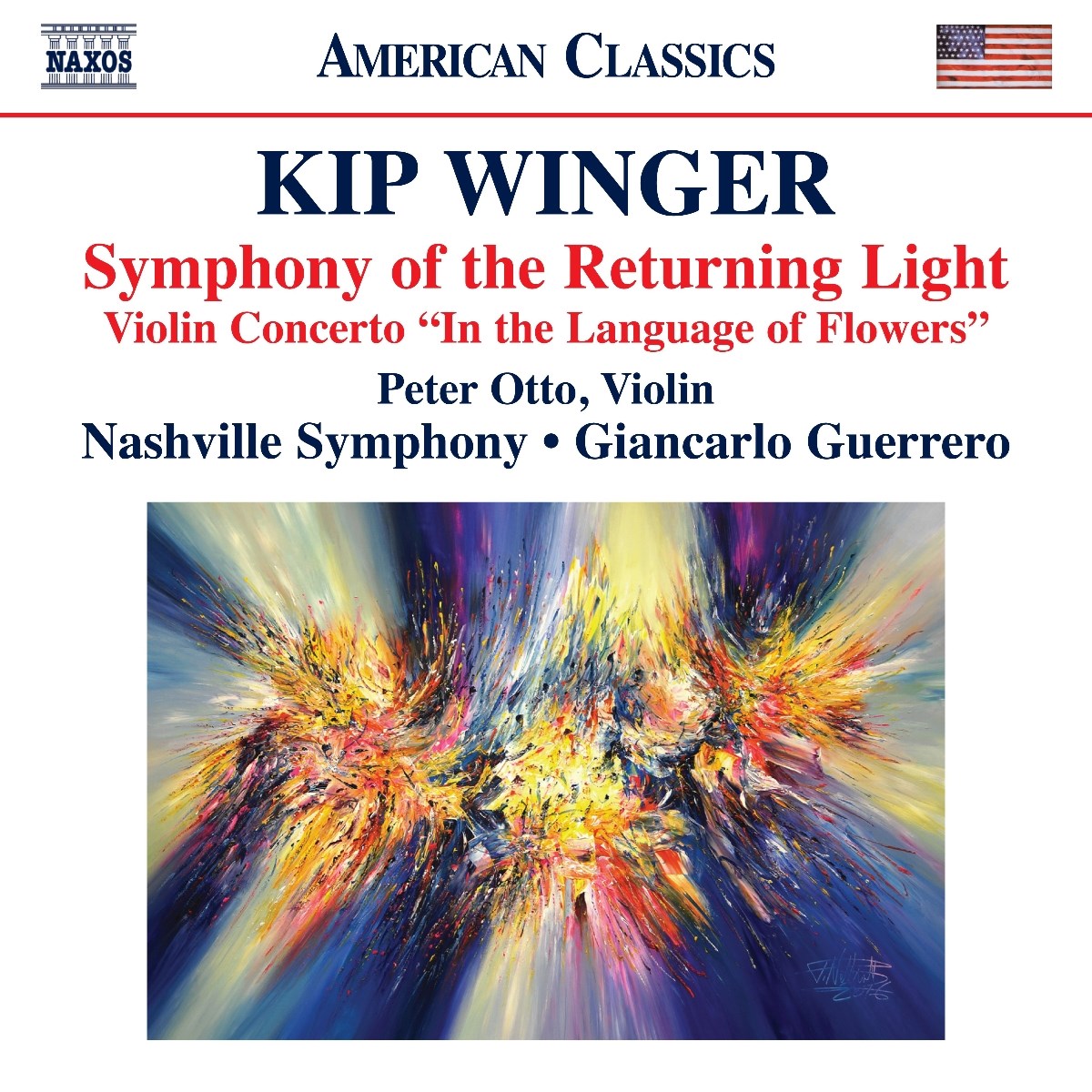Afbeelding van Peter Otto, Nashville Symphony, Giancarlo Guerrero - Winger: Symphony Of The Returning Light; Violin Concerto "In The Language Of Flowers"