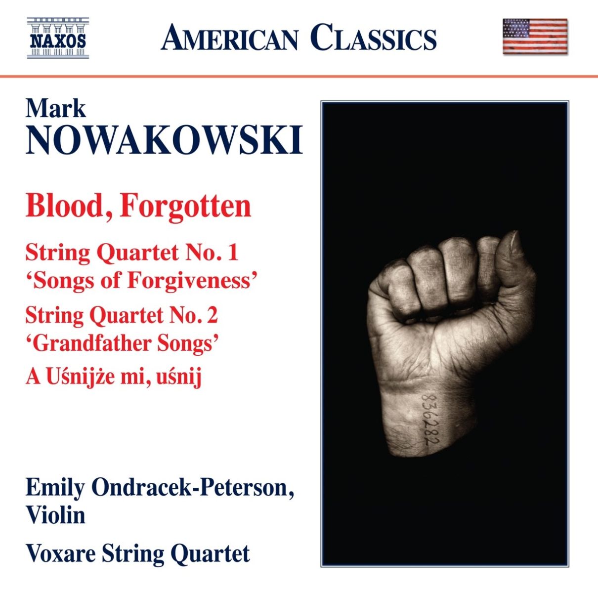 Afbeelding van Emily Ondracek, Voxare String Quartet - Blood, Forgotten