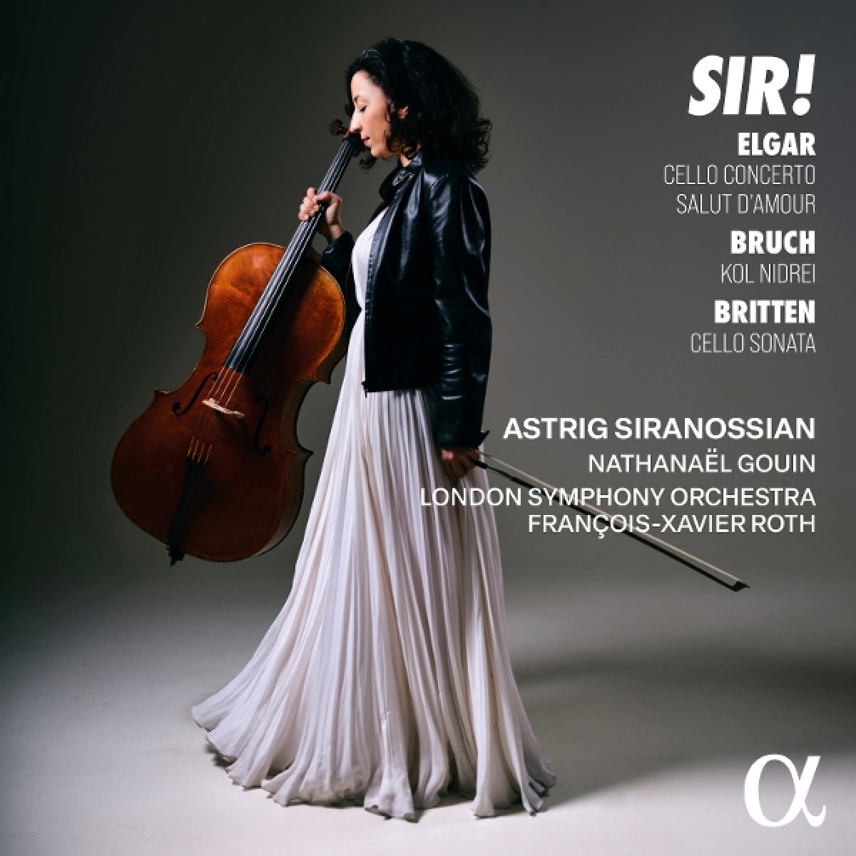 Afbeelding van Astrig Siranossian, Nathanael Gouin, London Symphony Orchestra, François-Xavier Roth - Sir! Elgar: Cello Concerto - Bruch: Kol Nidrei