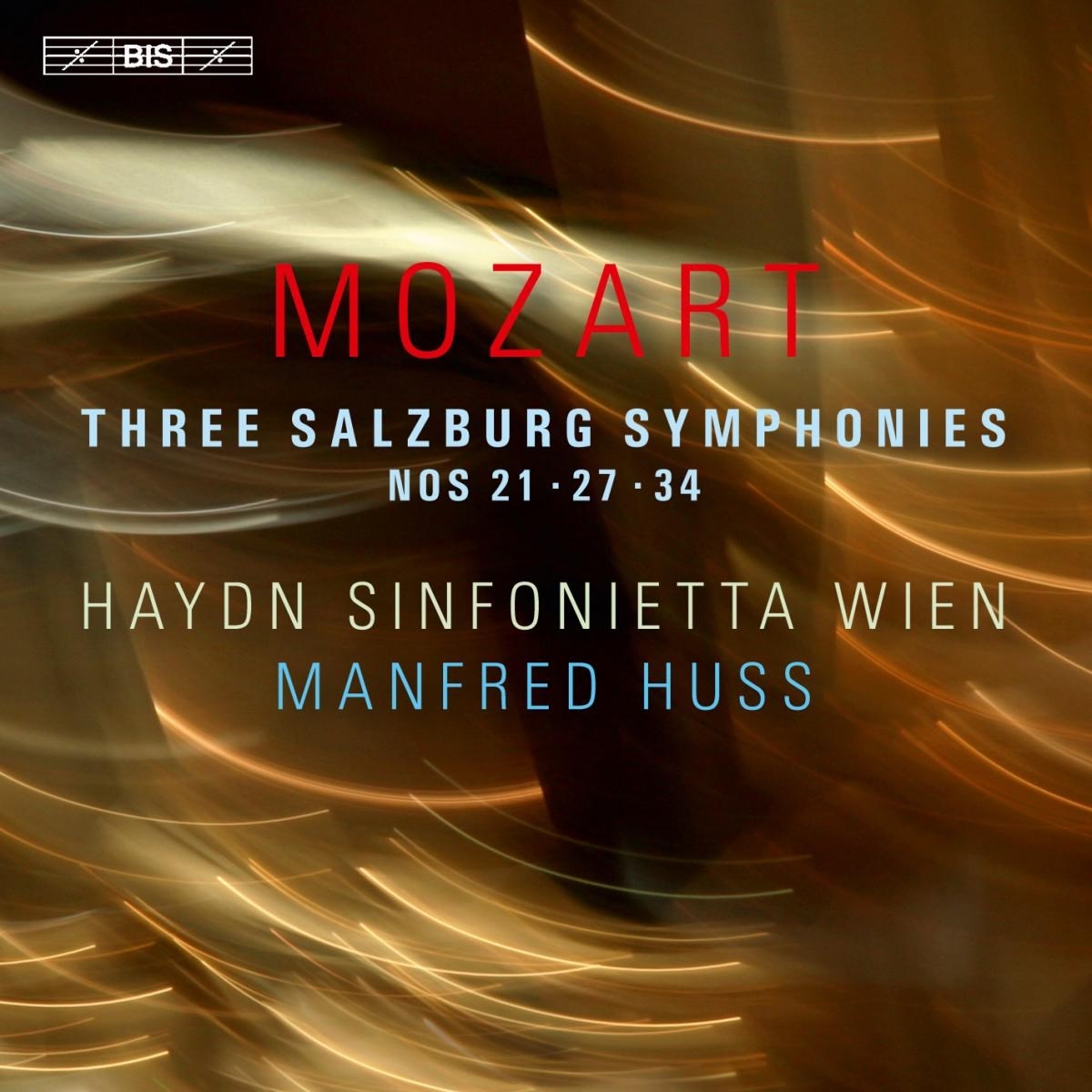Afbeelding van Haydn Sinfonietta Wien, Manfred Huss - Mozart: Three Salzburg Symphonies Nos. 21,