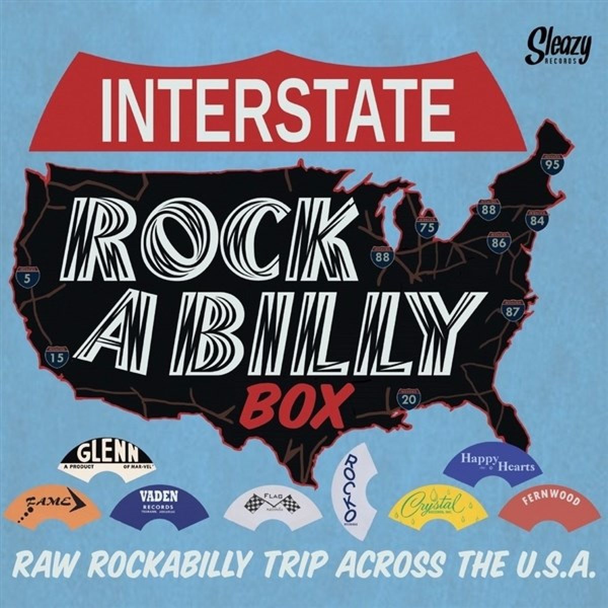 Various Artists - Interstate Rockabilly: Raw Rockabilly Trip Across The U.S.A.