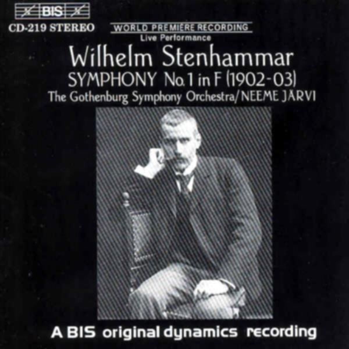 Afbeelding van Gothenburg Symphony Orchestra, Neeme Järvi - Stenhammar: Symphony No.1 In F Major