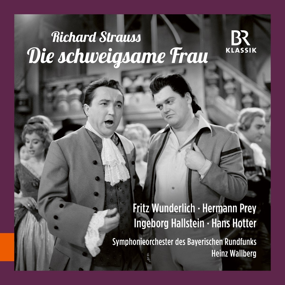 Afbeelding van Symphonieorchester de Bayerischen Rundfunks, Heinz Wallberg - Die Schweigsame Frau (Scenes)