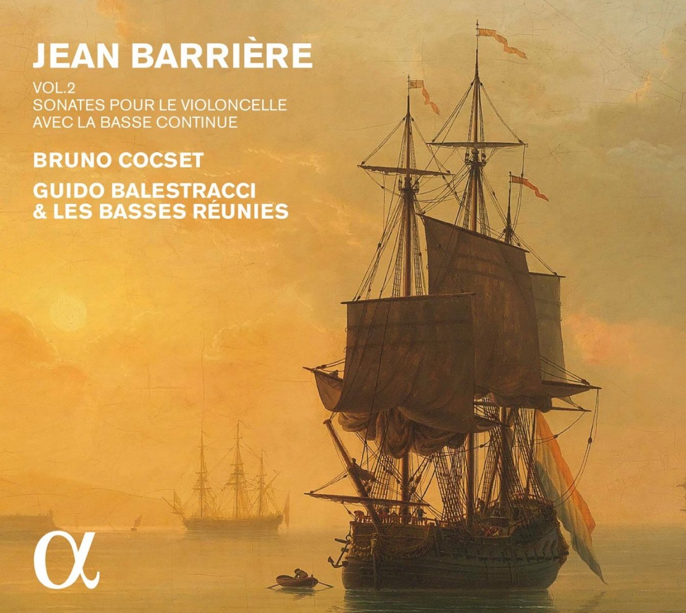 Afbeelding van Guido Balestracci, Les Basses Réunies & Bruno Cocset - Barrière: Sonates Pour Violoncelle & Basse Continue Vol 2