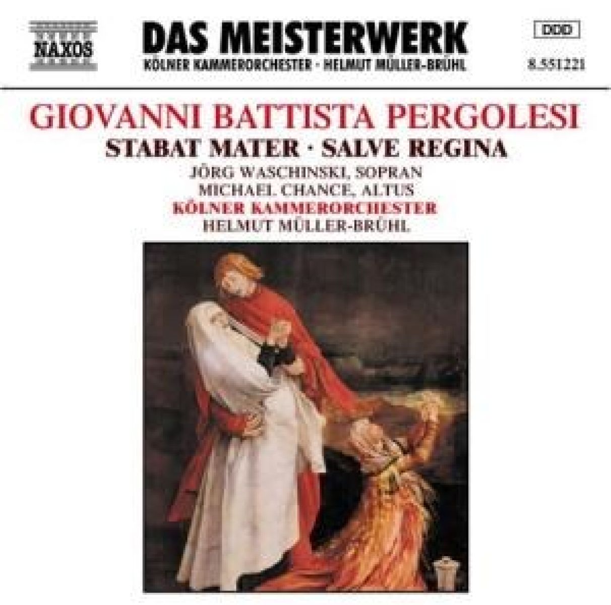 Afbeelding van Kölner Kammerorchester, Helmut Müller-Brühl - Pergolesi: Stabat Mater - Salve Regina