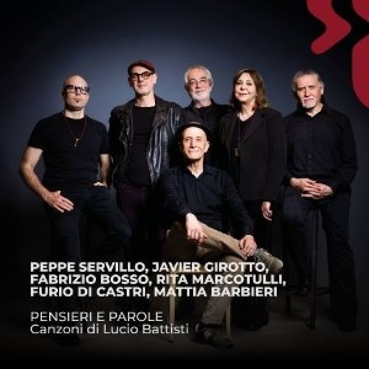 Afbeelding van Peppe Servillo, Javier Girotto, Fabrizio Bosso, Rita Marcotulli, Furio Di Castri & Mattia Barbieri - Pensieri E Parole: Canzoni Di Lucio Battisti