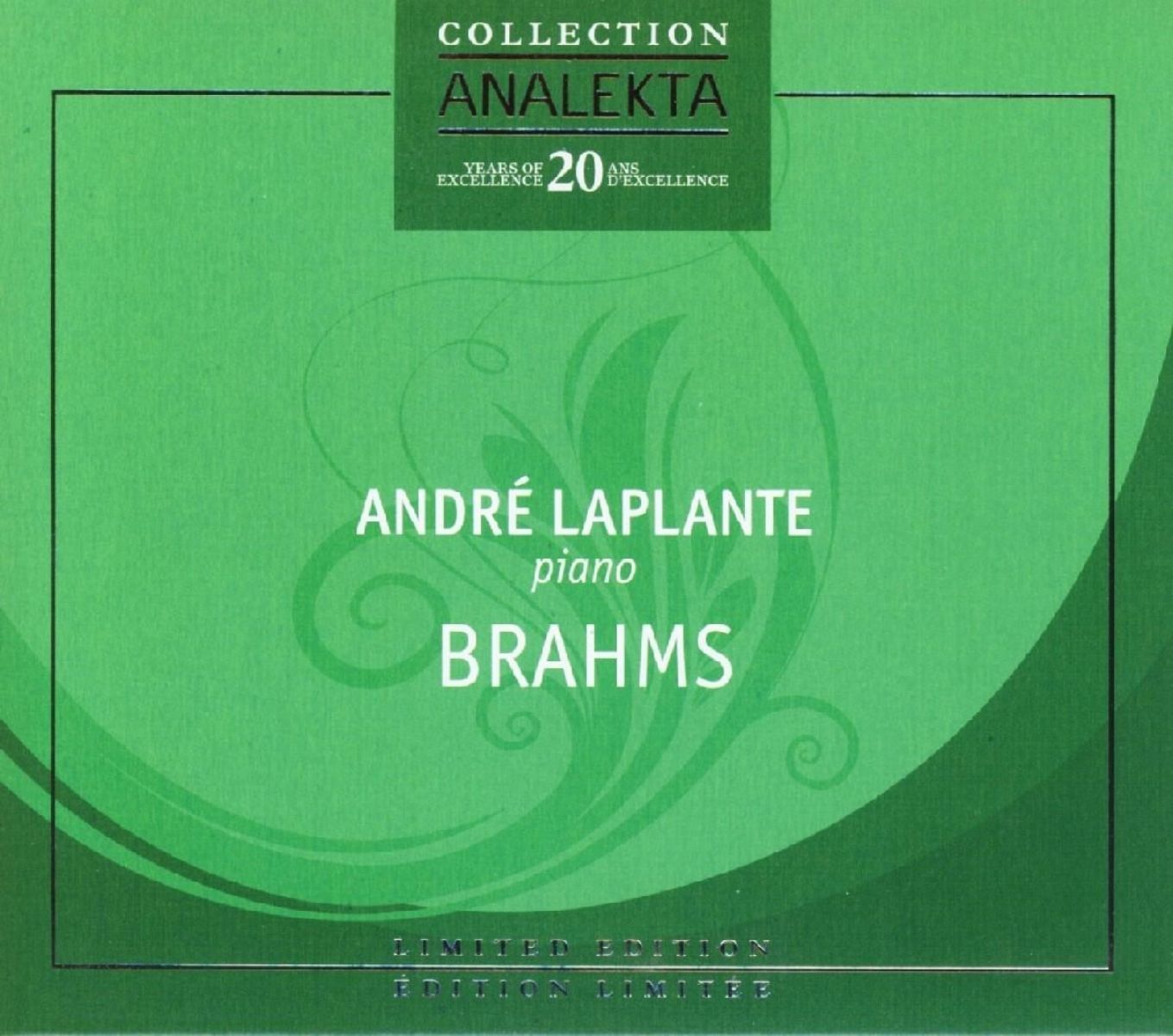 Afbeelding van André Laplante - Brahms: Sonata No.3 | Two Rhapsodies