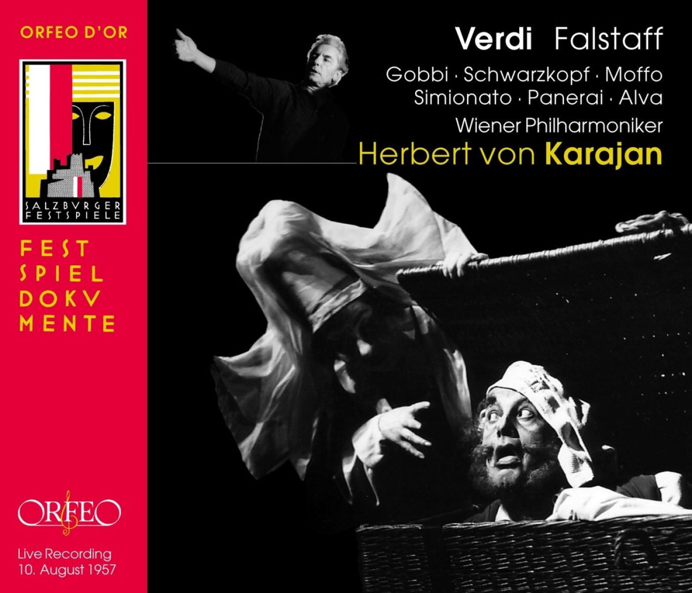 Afbeelding van Wiener Philharmoniker, Herbert von Karajan - Verdi: Falstaff