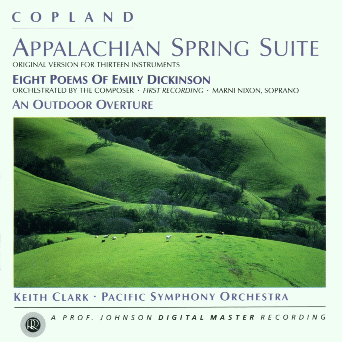 Afbeelding van Pacific Symphony Orchestra, Keith Clark - Copland: Appalachian Spring Suite