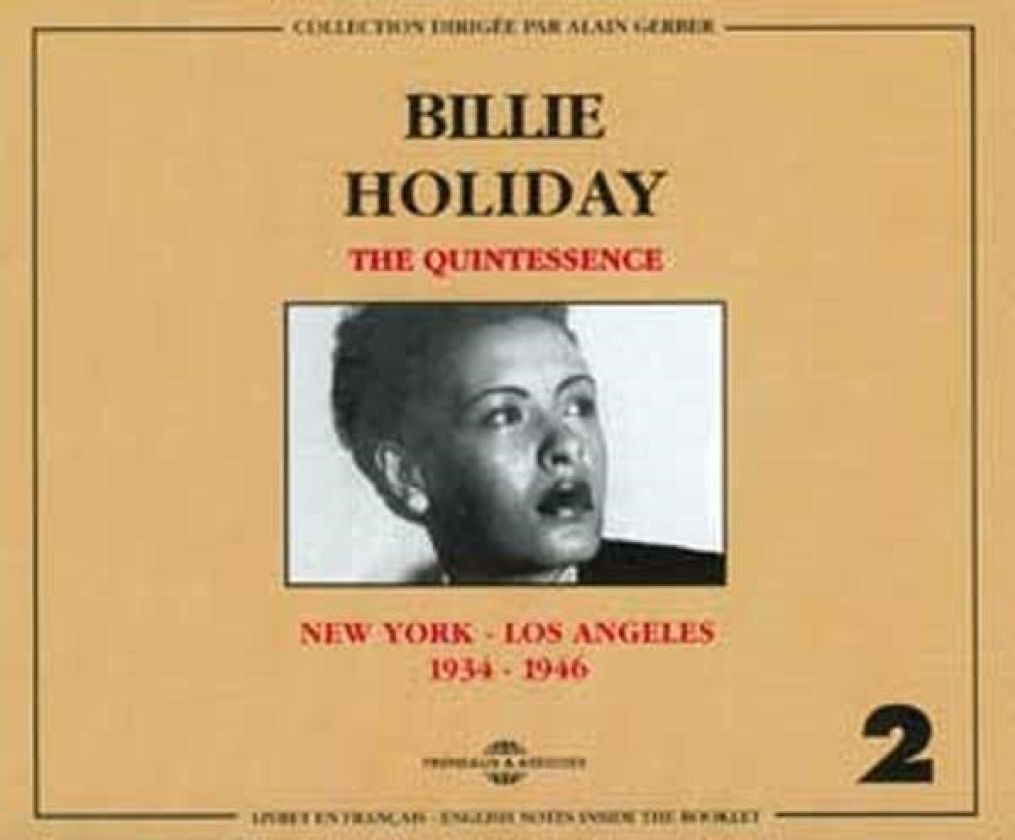 Afbeelding van Billie Holiday - Vol. 2 - New York - Los Angeles - 1934 - 1946