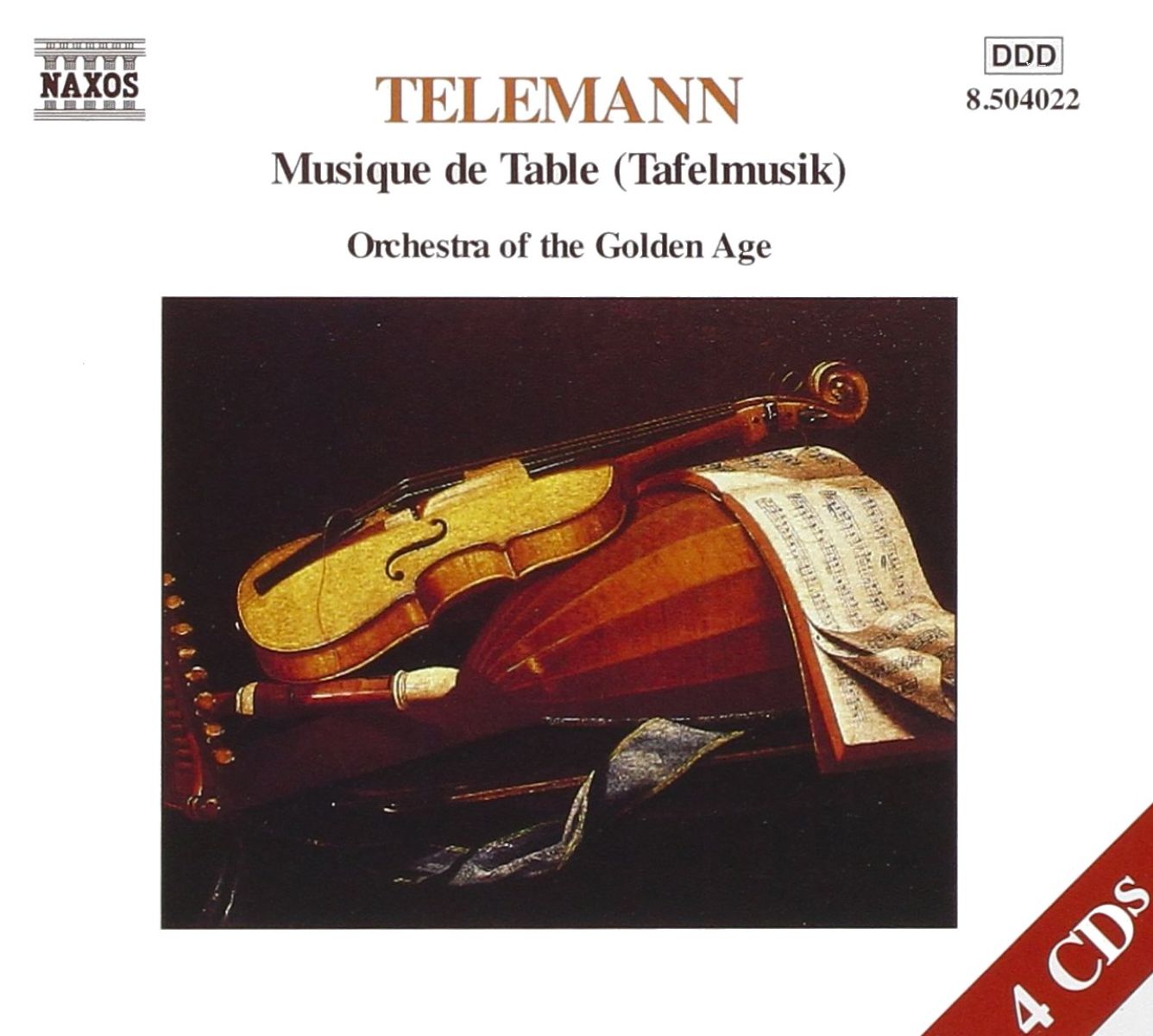 Afbeelding van Orchestra Of The Golden Age - Telemann: Musique De Table