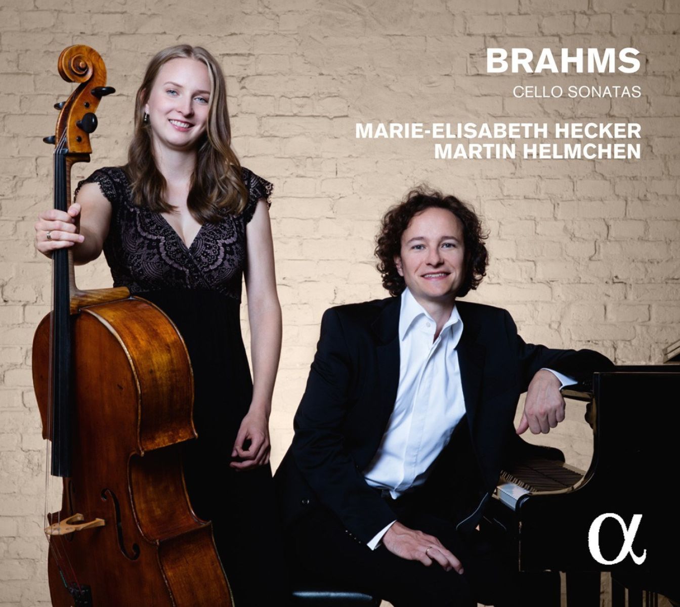 Afbeelding van Marie-Elisabeth Hecker & Martin Helmchen - Brahms: Cello Sonatas
