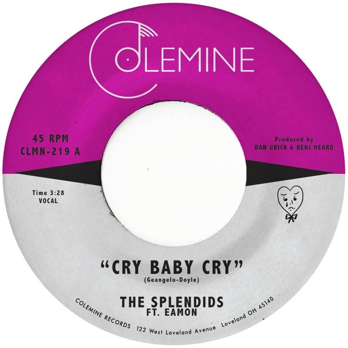 Splendids & Eamon - Cry Baby Cry / Blame My Heart