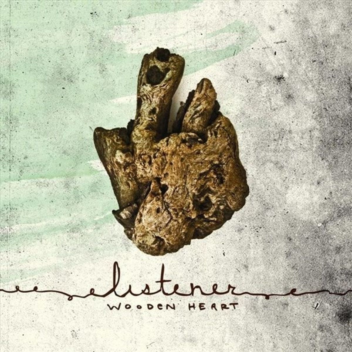 Afbeelding van Wooden Heart (green)