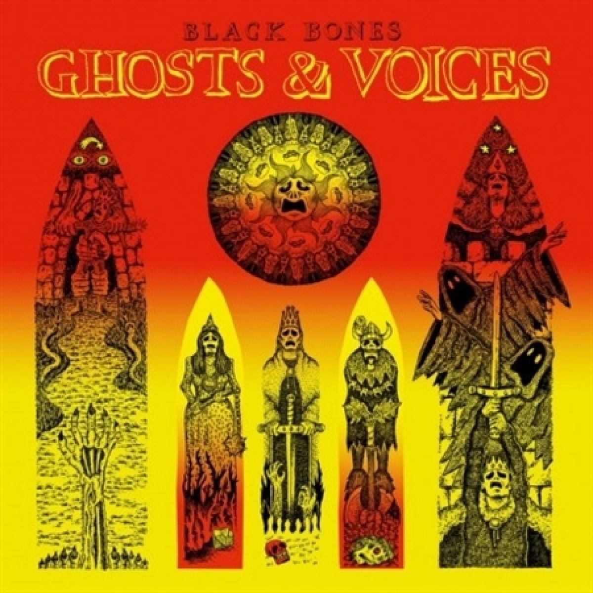 Afbeelding van Black Bones - Ghosts & Voices