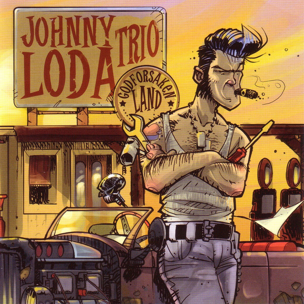 Afbeelding van Johnny Loda & The Eccorecs - Godforsaken Land